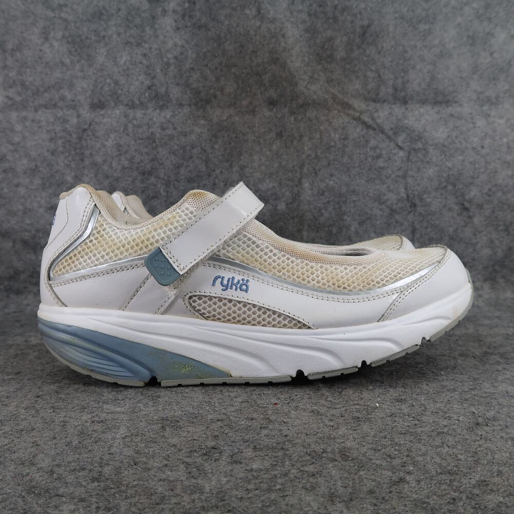 Ryka Shoes Womens 9.5 Mary Jane Low Comfort Walking Adjustable Strap Casual
